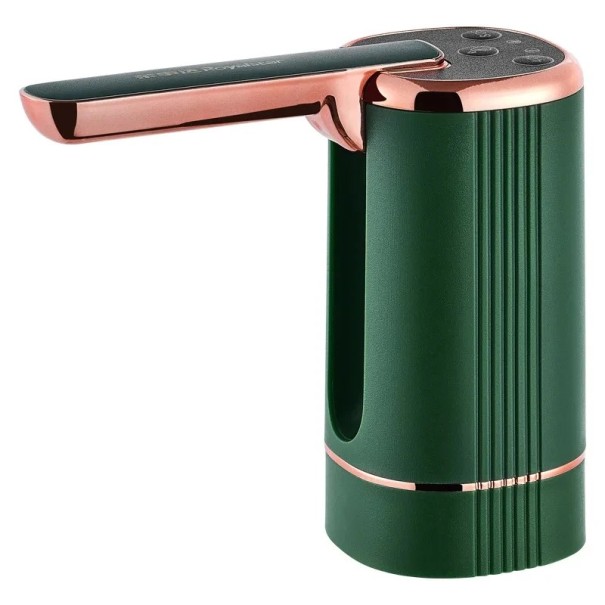 Pompa elettrica per bottiglie d'acqua Distributore elettrico in plastica per acqua 1200 mAh verde