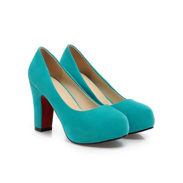 Pompi dama din piele intoarsa Diana J825 verde 39