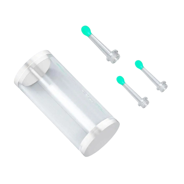 Pontas de substituição para limpeza de ouvidos 3 pcs Pontas de silicone macio Compatível com limpadores de câmara Acessórios de higiene para ouvidos 1