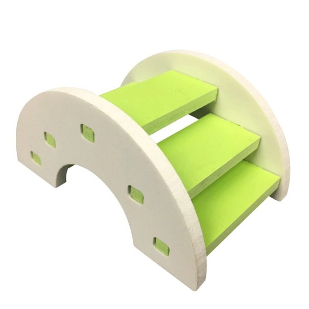 Ponte in legno per roditori verde 2