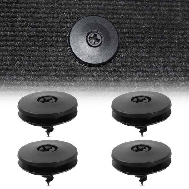 Pontos de fixação plásticos para carro 4 pcs 1
