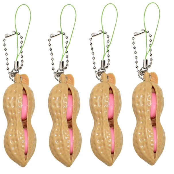 Pop it anti-stress speelgoed pinda 4 st.