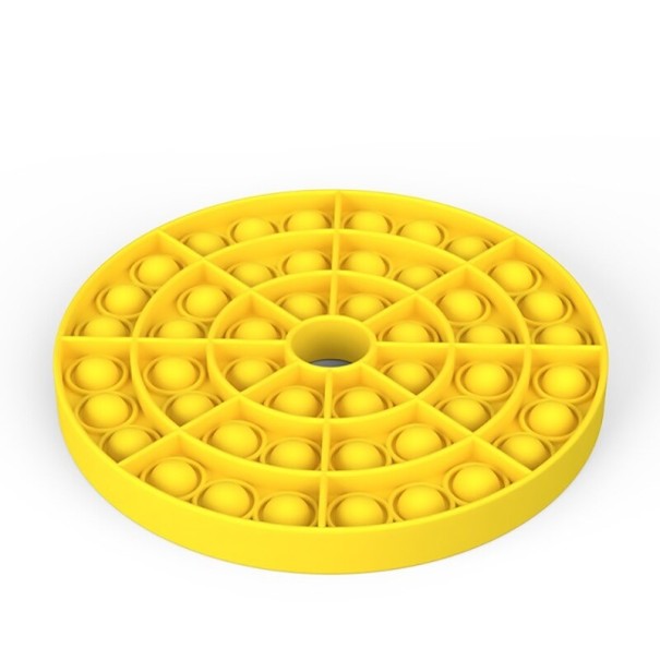 Pop it anti-stress speelgoedcirkel T292 geel
