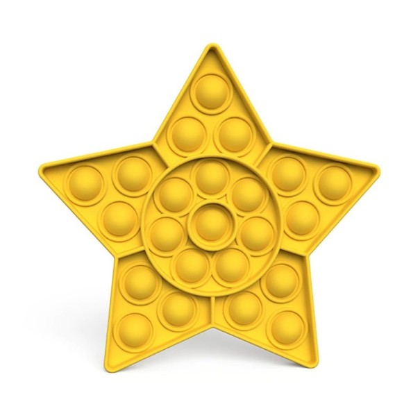 Pop it anti-stress speelgoedster geel