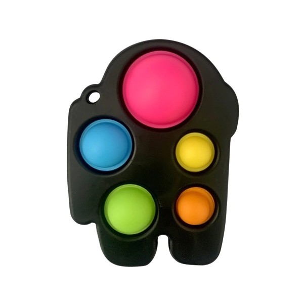 Pop it antistress legetøj T314 sort