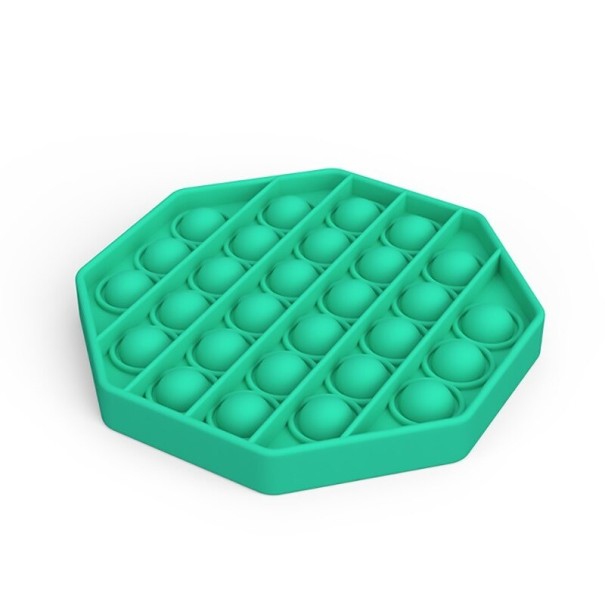 Pop it brinquedo antisstress octogonal verde