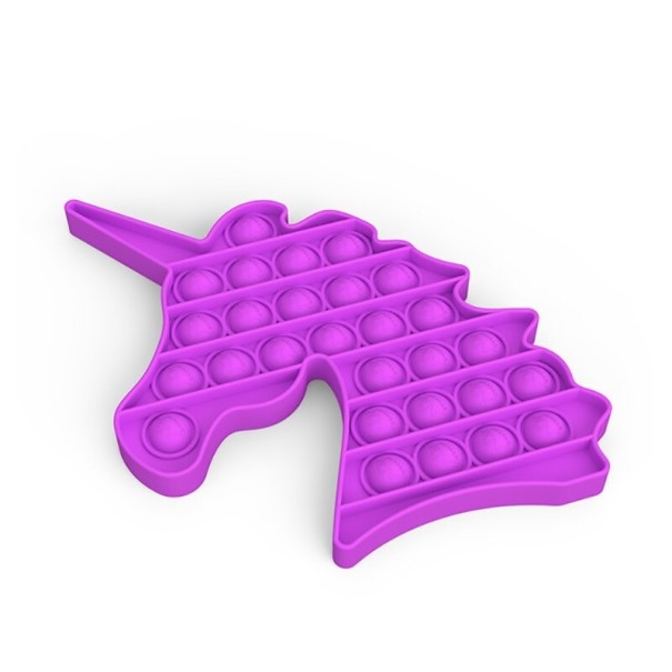 Pop it brinquedo antistress unicórnio T439 roxo