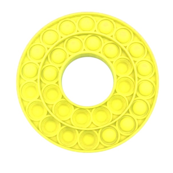 Pop it cerc de jucărie anti-stres T323 galben