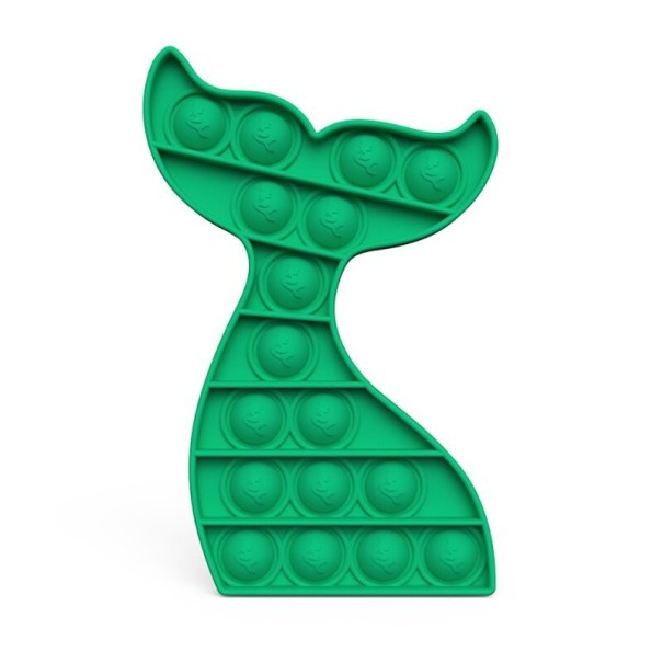 Pop It Stress Relief Toy Whale green