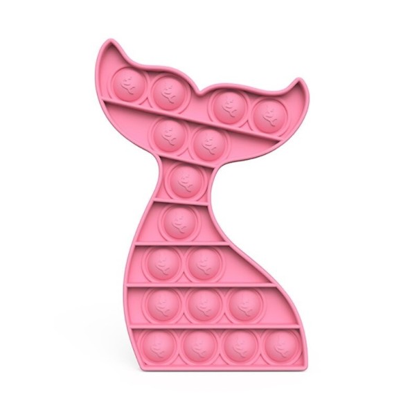 Pop It Stress Relief Toy Whale pink