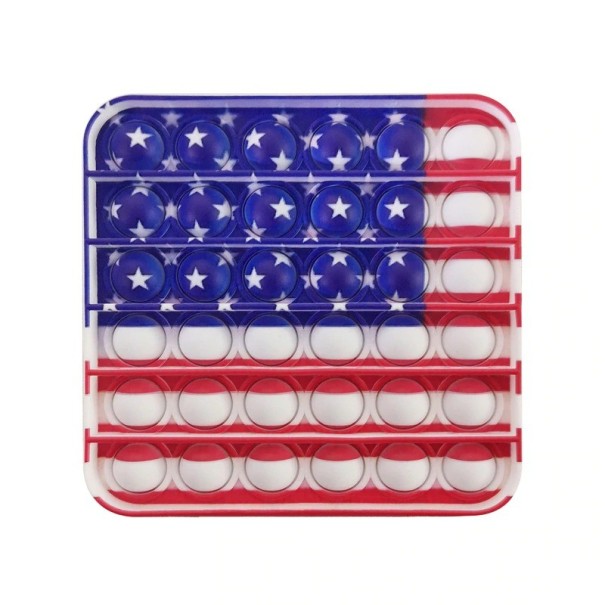 Pop it -stressiä lievittävä lelu, USA:n lippu 1