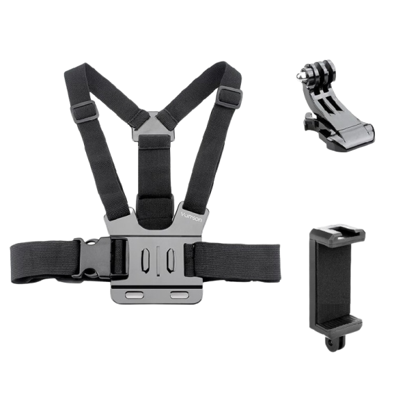 Pop strap pour corps avec support pour caméra et téléphone mobile 1