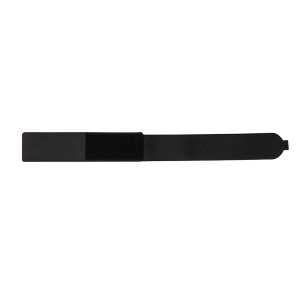 Popruh na upevnění lyží suchý zip 48 × 5 cm nylon černá nebo modrá páska pro spojení a přenášení lyží při transportu lyžařského vybavení černá
