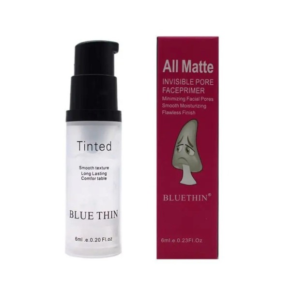 Poreminimerende makeupbase Langtidsholdbar makeupprimer Transparent foundation, der fugter huden 6 ml 1