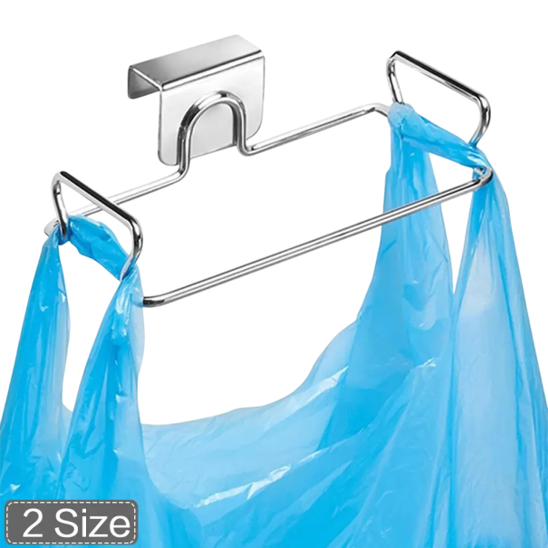 Porta bolsas de basura colgante para puertas de armario 23,5 x 15 x 3,5 cm Práctico organizador de basura 1