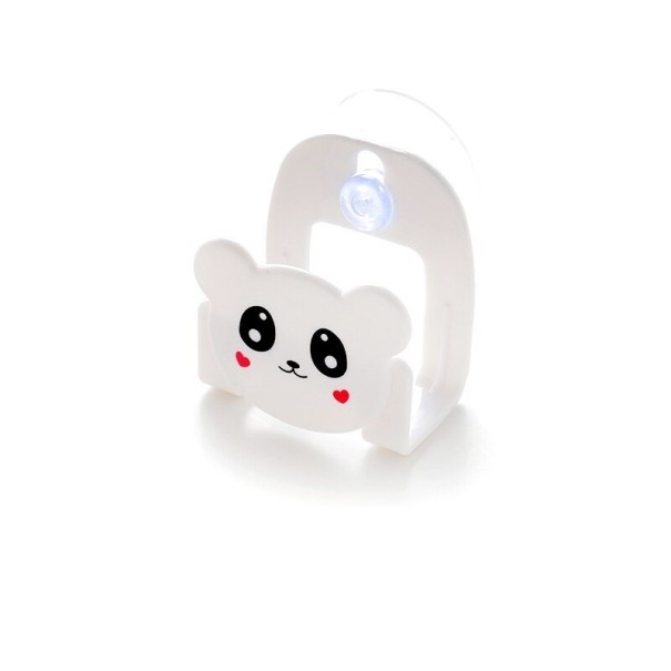 Porta esponjas con animales blanco