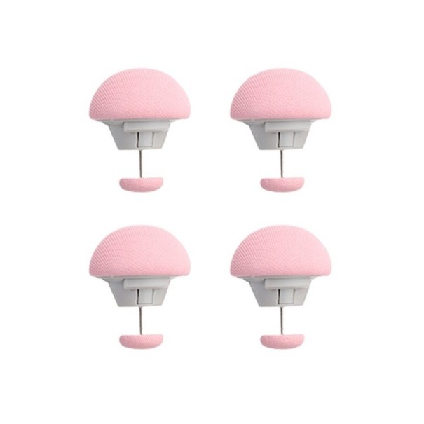 Porta mantas 4 uds. rosa