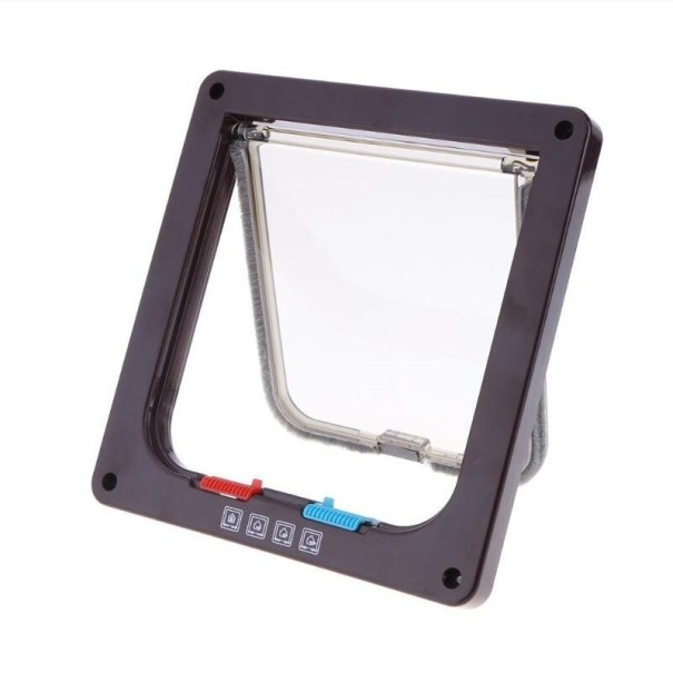 Porta per cani e gatti marrone XL