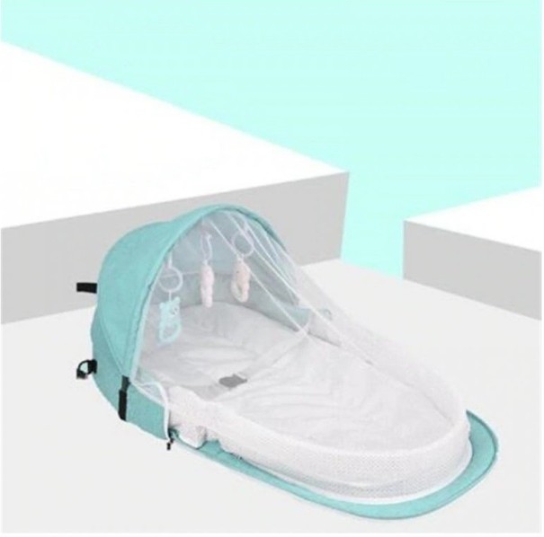 Portable Cot for Children light green