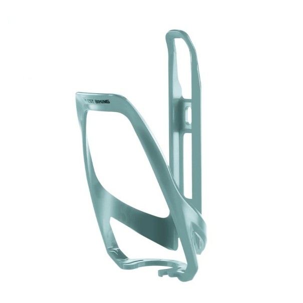 Portabotellas para bicicleta 14,7 × 7,8 × 7,1 cm Soporte ligero para bebidas con fijación segura y versátil Ideal para uso en bicicleta y deportes azul claro