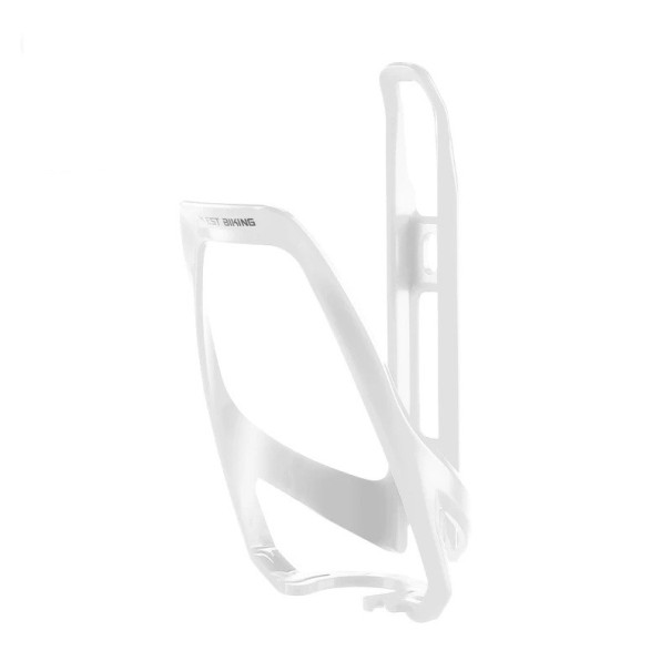 Portabotellas para bicicleta 14,7 × 7,8 × 7,1 cm Soporte ligero para bebidas con fijación segura y versátil Ideal para uso en bicicleta y deportes blanco