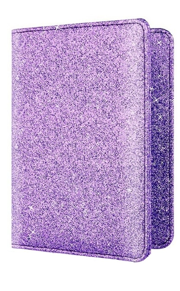 Portafoglio da viaggio femminile T1024 viola