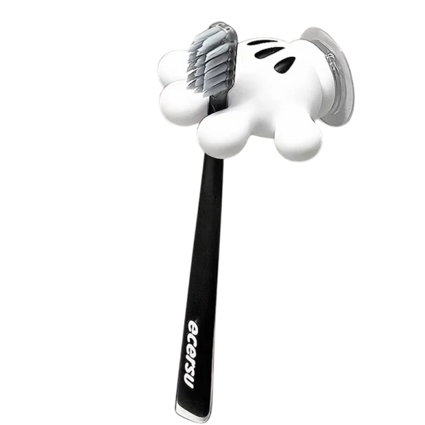 Porte-brosse à dents mignon avec ventouse Mickey Palm, crochet de salle de bain, porte-brosse à dents, support de rangement multifonctionnel pour enfants et adultes 1