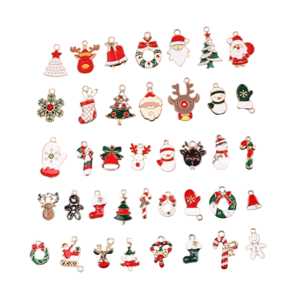 Porte-clés de Noël 39 pcs 1