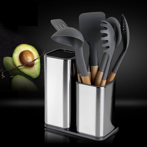 Porte-couteaux et ustensiles de cuisine 2 pcs 1