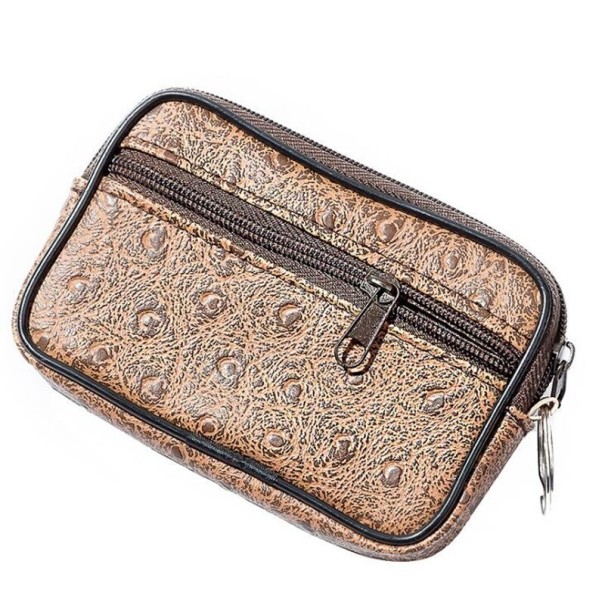 Porte-documents de voyage en cuir T985 marron