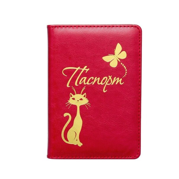 Porte-documents de voyage pour femmes T1098 rouge