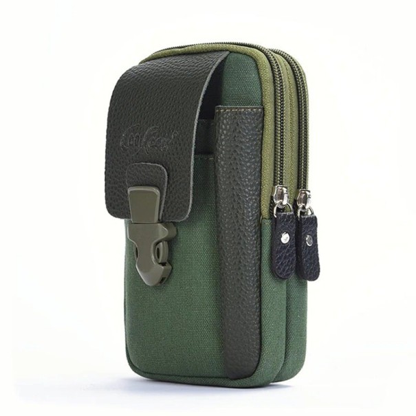Porte-documents de voyage pour homme T762 vert armée
