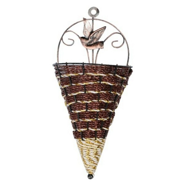 Porte-fleurs mural H1024 marron