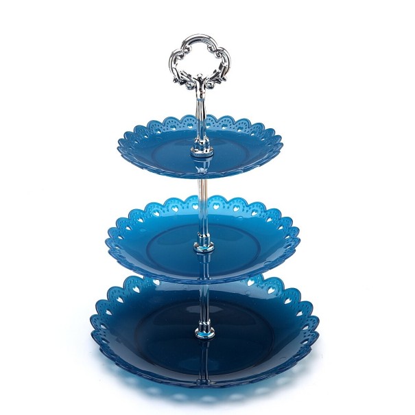 Porte-gâteaux bleu