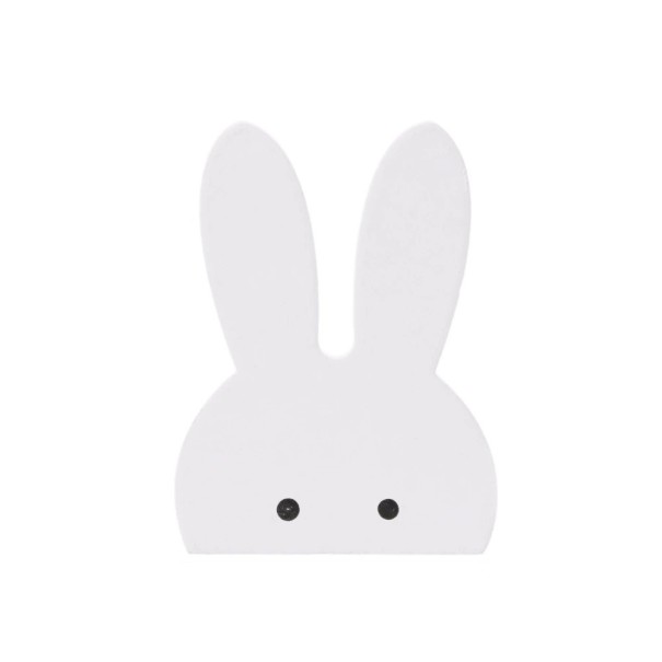 Porte-manteau en bois en forme de lapin 1