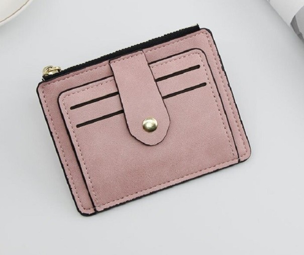 Portefeuille de voyage rose clair