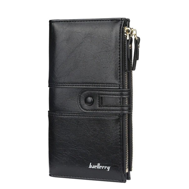 Portefeuille en cuir pour femmes M129 noir
