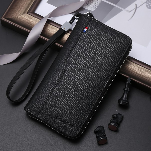 Portefeuille en cuir pour homme grand M427 4