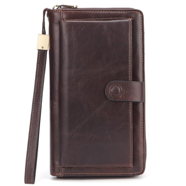 Portefeuille en cuir pour homme grand M435 1
