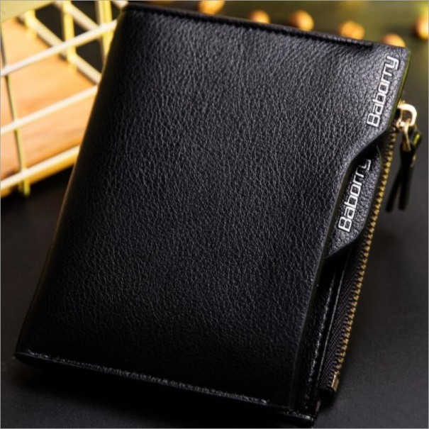 Portefeuille en cuir pour homme M462 noir