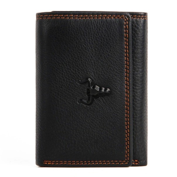 Portefeuille en cuir pour homme M538 noir