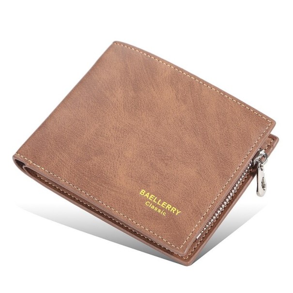 Portefeuille en cuir pour homme M583 marron