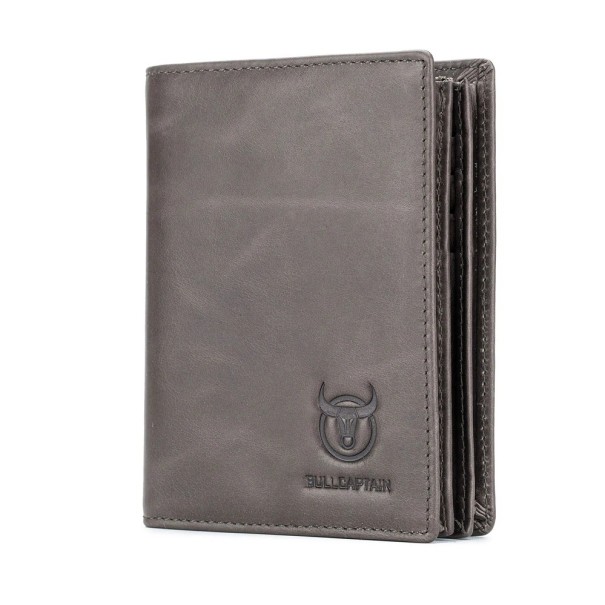 Portefeuille en cuir pour homme M594 gris