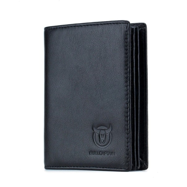 Portefeuille en cuir pour homme M594 noir