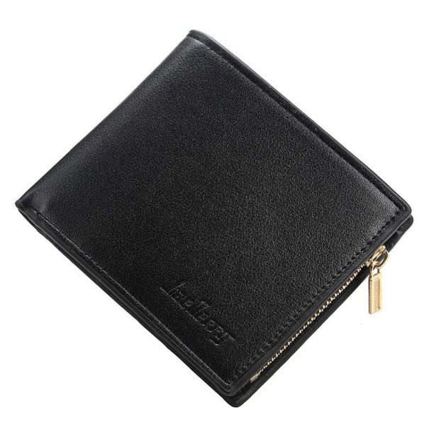 Portefeuille en cuir pour homme M601 noir 2