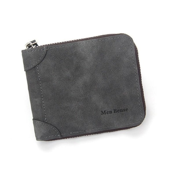 Portefeuille en cuir pour homme M637 noir