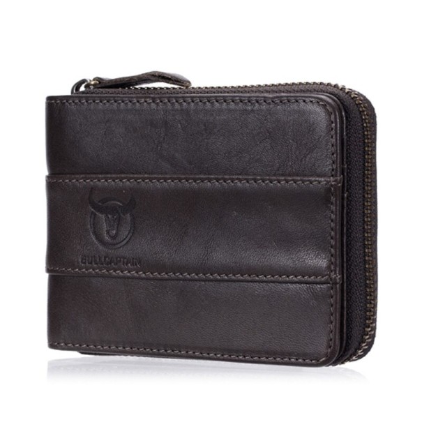 Portefeuille en cuir pour homme M656 noir