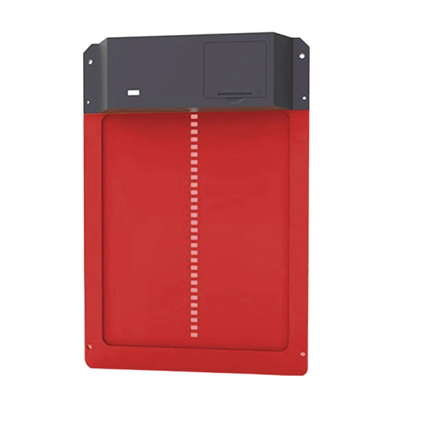 Portes automatiques pour poulaillers avec capteur de lumière Portes de poules auto-ouvrantes 35 x 23,9 cm rouge