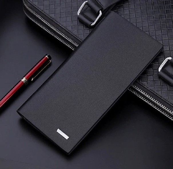 Portfel męski skórzany M442 czarny L