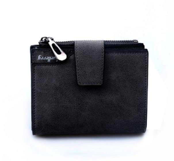 Portofel de dama din piele J3183 negru